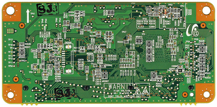 Samsung LJ92-01705H Main Logic CTRL Board